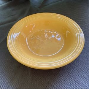 Vintage Fiesta Yellow Deep Plate / Wide Rimmed Bowl